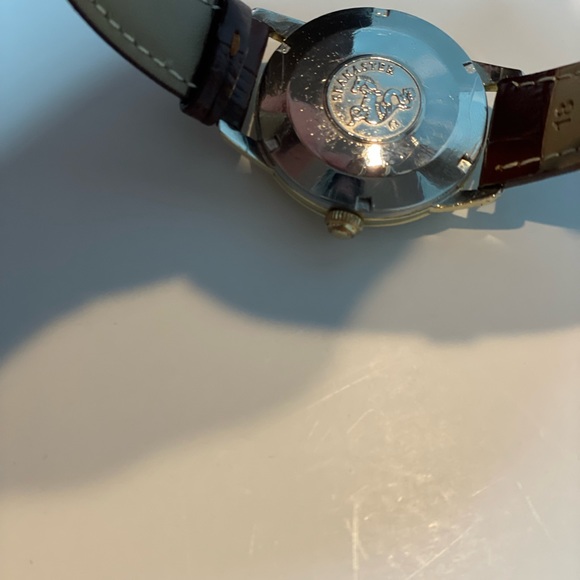Rare Vintage 1950s Omega Seamaster Swiss Movement Watch Wind Up 18K Gold - Picture 3 of 8